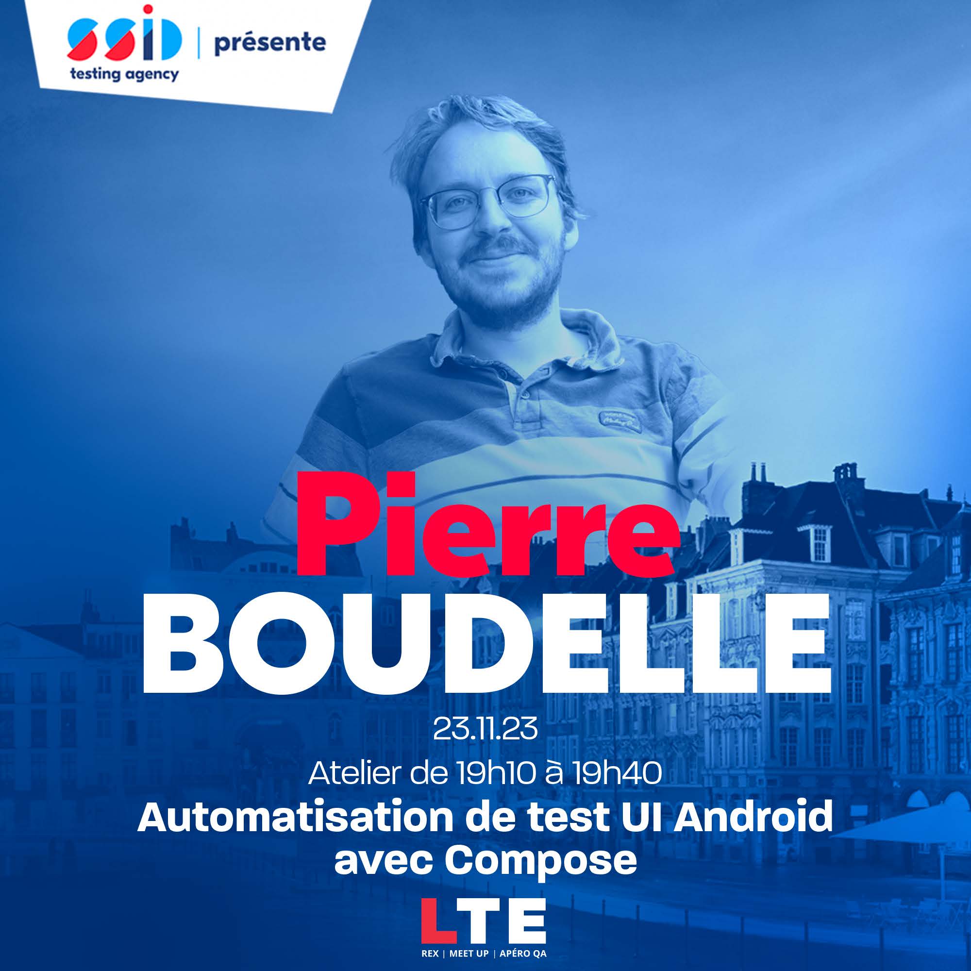 Pierre Boudelle, pour l'atelier Compose lors des LTE 2023